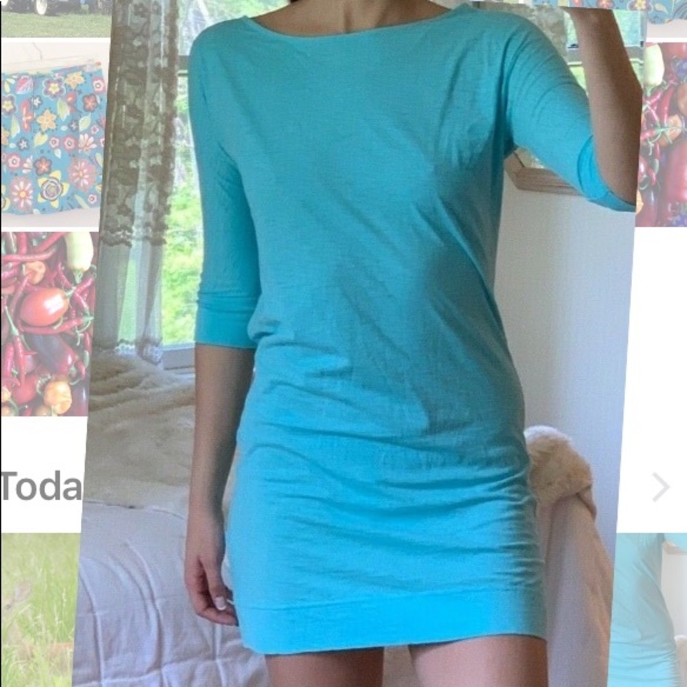Lily Pulitzer Pima Cotton Jersey Dress, Aqua Blue,